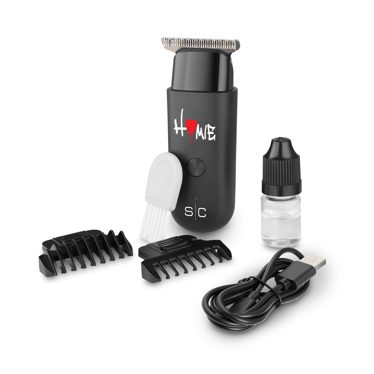 White Smoke StyleCraft Homie Cordless Nano Hair Trimmer with Rotary Motor, Compact Size for Travel, Lightweight, USB-C Rechargeable