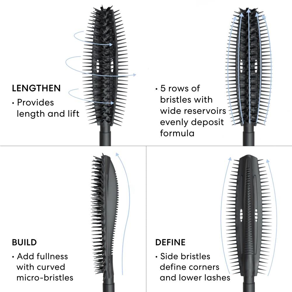 White Smoke bareMinerals Strength & Length Serum Mascara, 0.27 oz