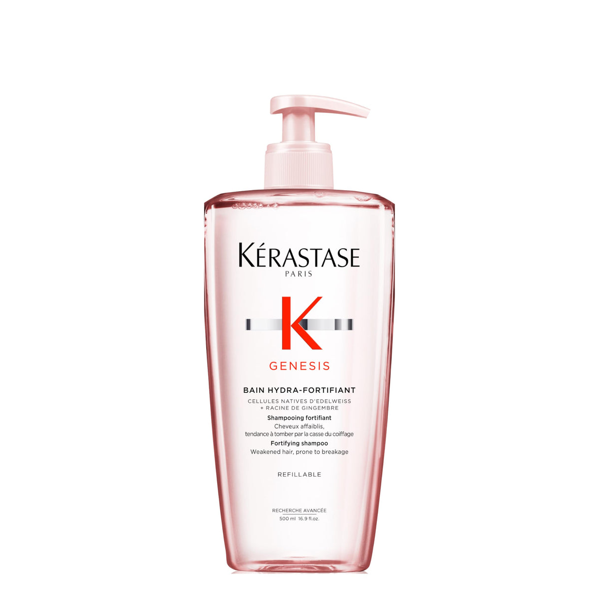 White Smoke Kerastase Genesis Hydra-Fortifiant Shampoo Refill – Weak Hair, 16.9 Fl Oz