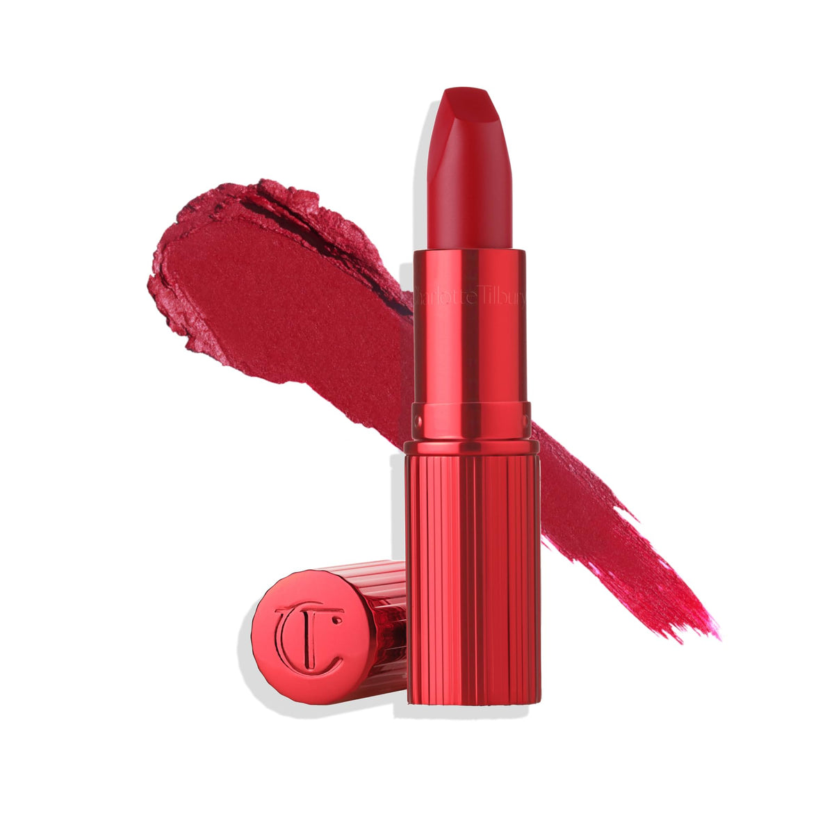 White Smoke Charlotte Tilbury Matte Revolution Lipstick - Long Lasting, Hydrating