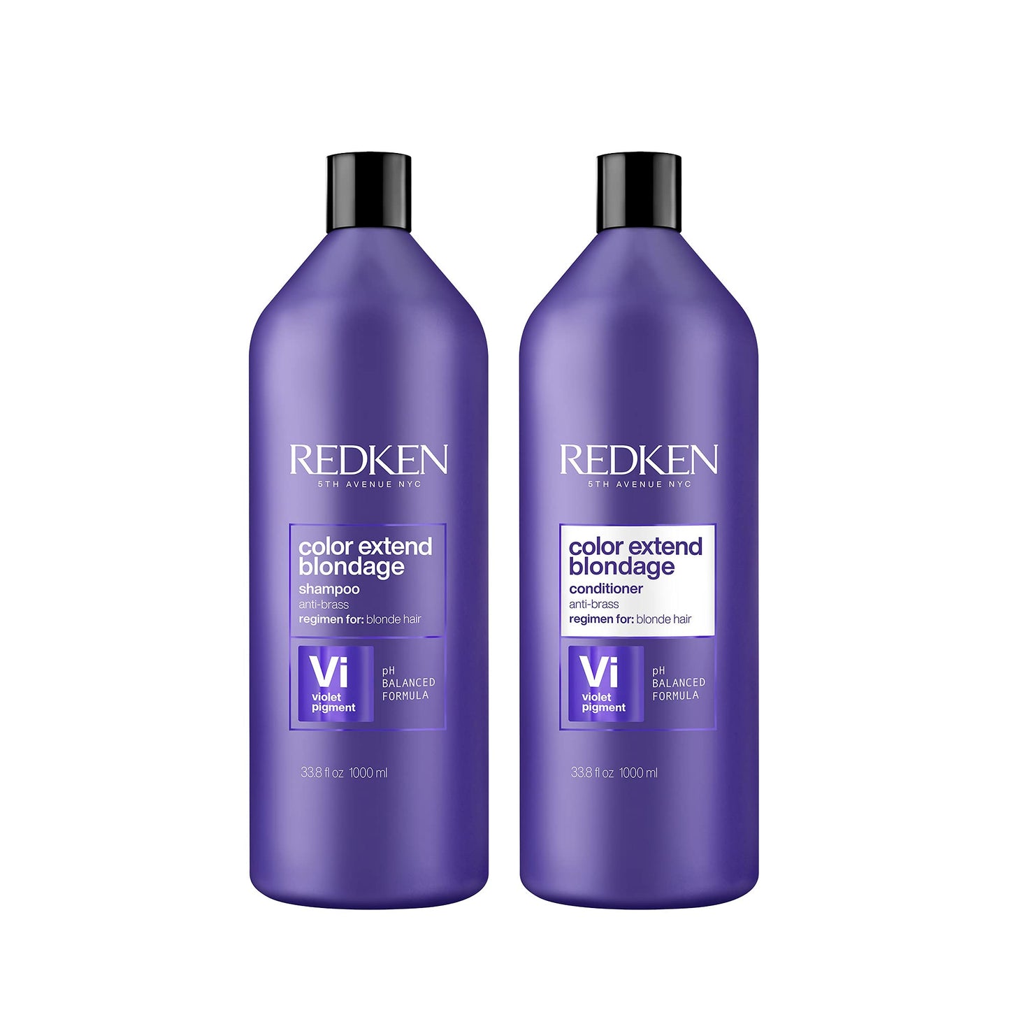 White Smoke Redken Color Extend Blondage Color Depositing Purple Shampoo | For Blonde Hair | Neutralizes Brassy Tones In Blonde Hair | With Salicylic Acid | 33.8 Fl Oz