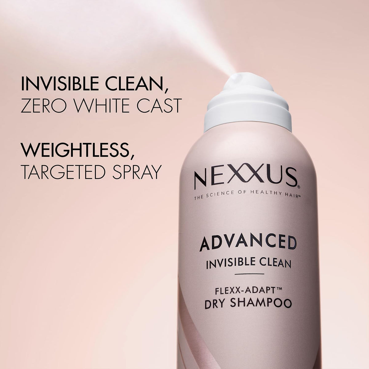 Thistle Nexxus Dry Shampoo, Travel-Size, Advanced Invisible Clean – Instant Oil Control for Soft, Shiny Hair Between Washes, Rose & Waterlily Scent, variation