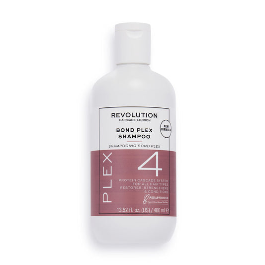 Light Gray Revolution Haircare London, Plex 4 Bond Plex, Shampoo, 400ml