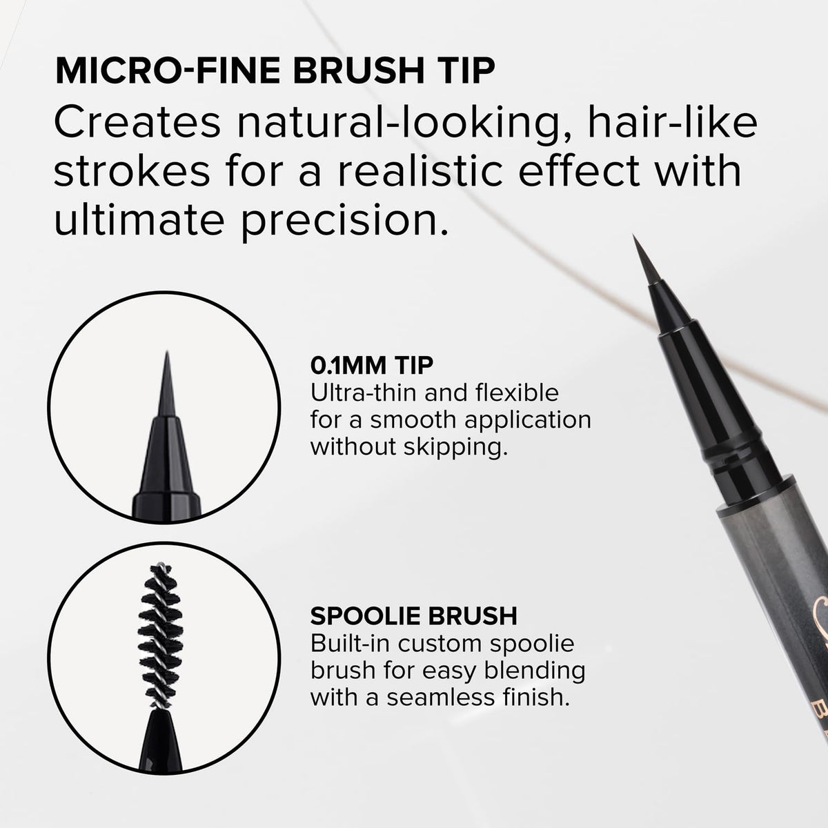 Lavender Anastasia Beverly Hills - MicroStroke Brush Fine Tip Eyebrow Detailing Pen