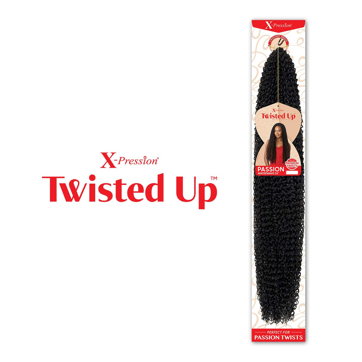 White Smoke MULTI PACK DEALS! Outre Crochet Braids X-Pression Twisted Up Passion Water Wave 24" (1-PACK, 2T1B/30)