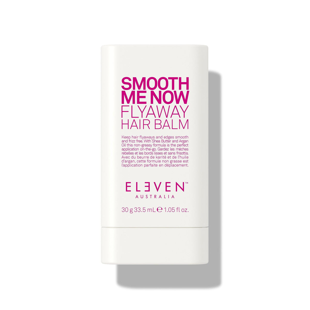 White Smoke ELEVEN AUSTRALIA Smooth Me Now Flyaway Hair Balm Stick, Vegan - 1.05 Fl Oz