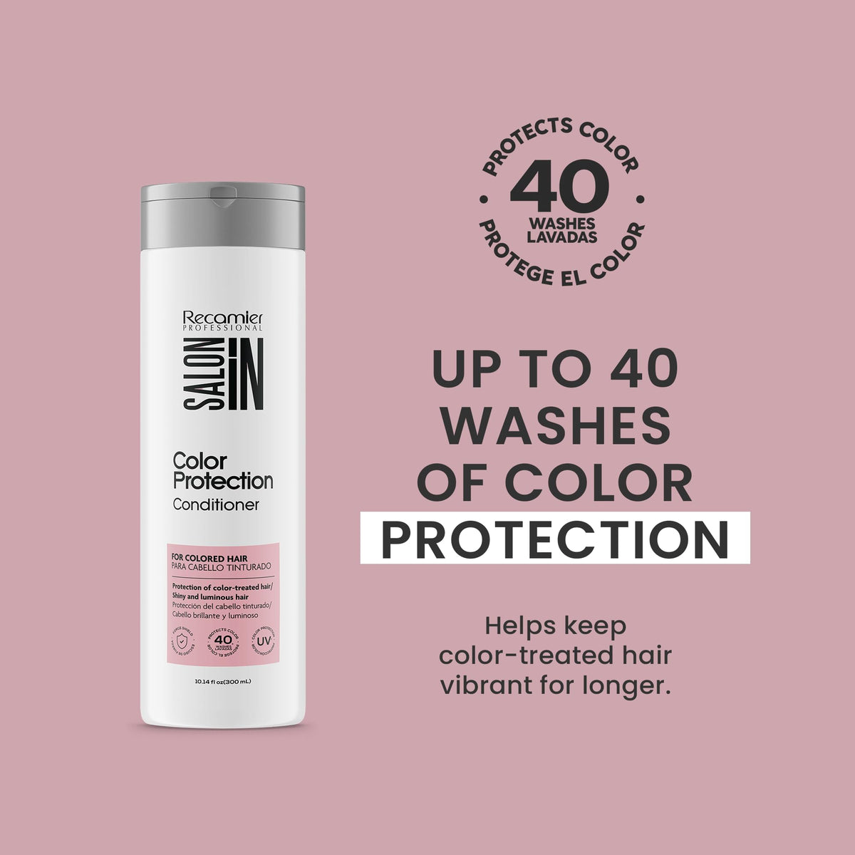 Dark Gray Salon In Color Protection Conditioner for Color-Treated Hair, Color Care