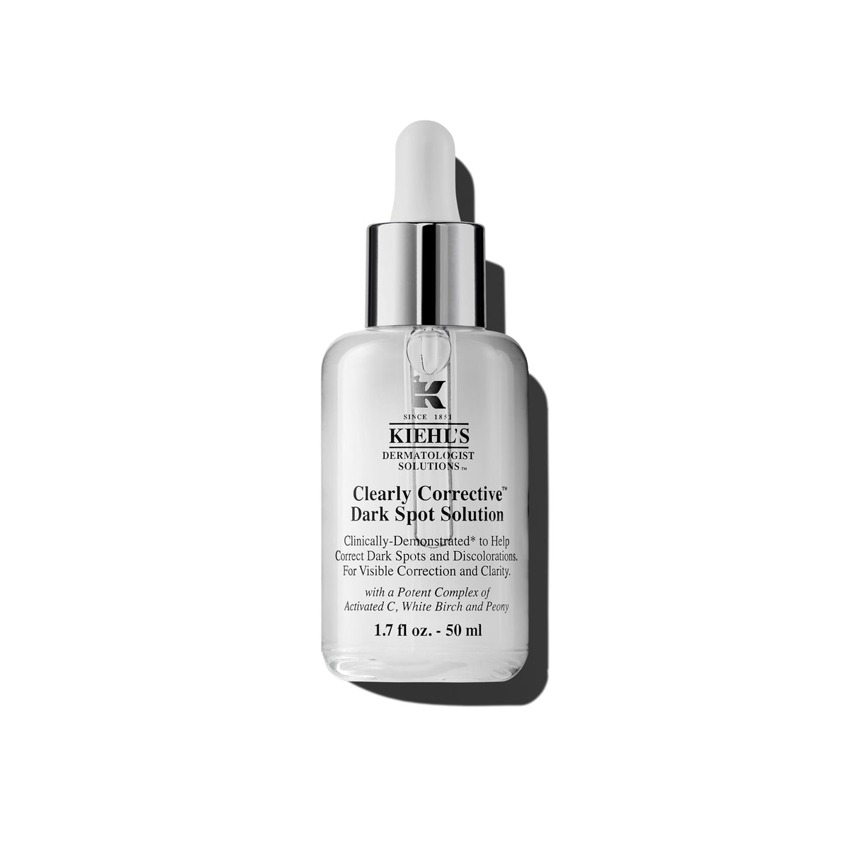 White Smoke Kiehl's - Clearly Corrective Dark Spot Serum - 1.7 fl oz