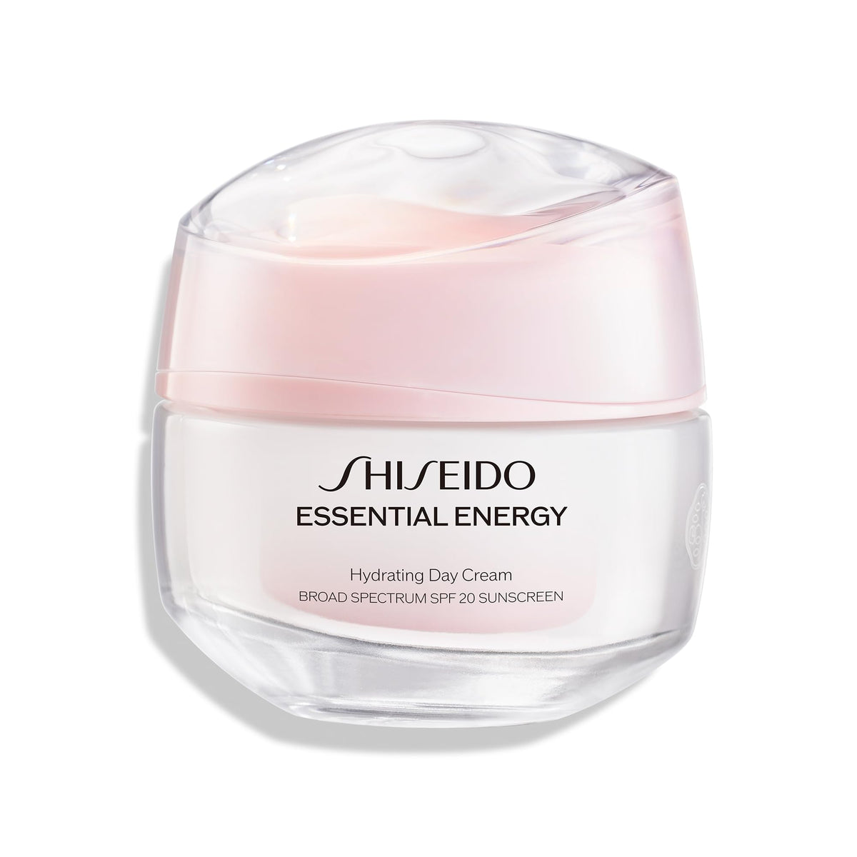 White Smoke Shiseido Essential Energy Hydrating Day Cream Broad Spectrum SPF 20 - 50 mL - Visibly Reduces the Look of Pores & Fine Lines - With Hyaluronic Acid - 24-Hour Hydration - All Skin Types