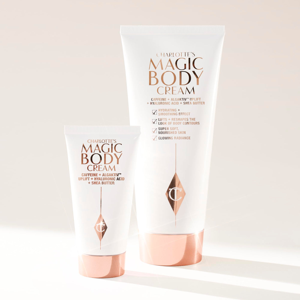 Lavender Charlotte Tilbury Magic Body Cream - Skin Tightening Cream for Body
