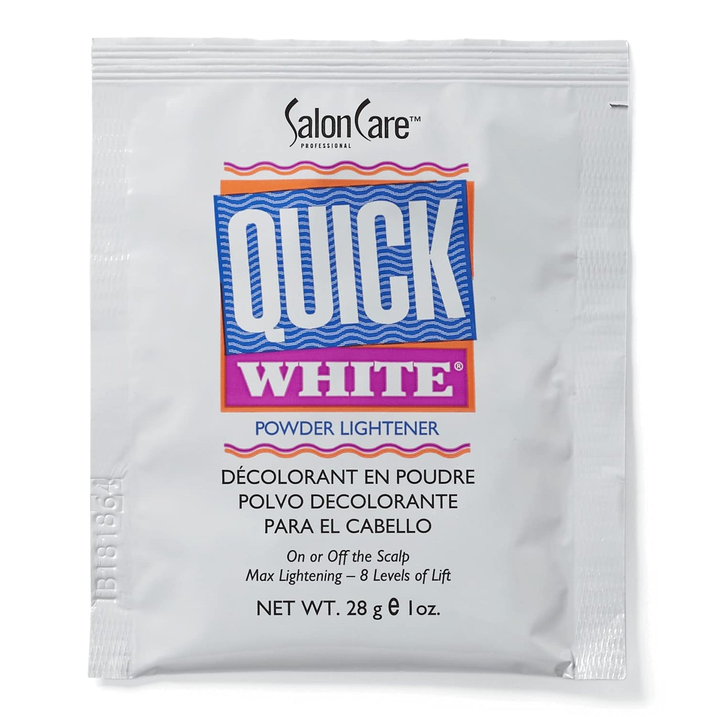 Light Gray Salon Care Quick White Powder Lightener 1 oz