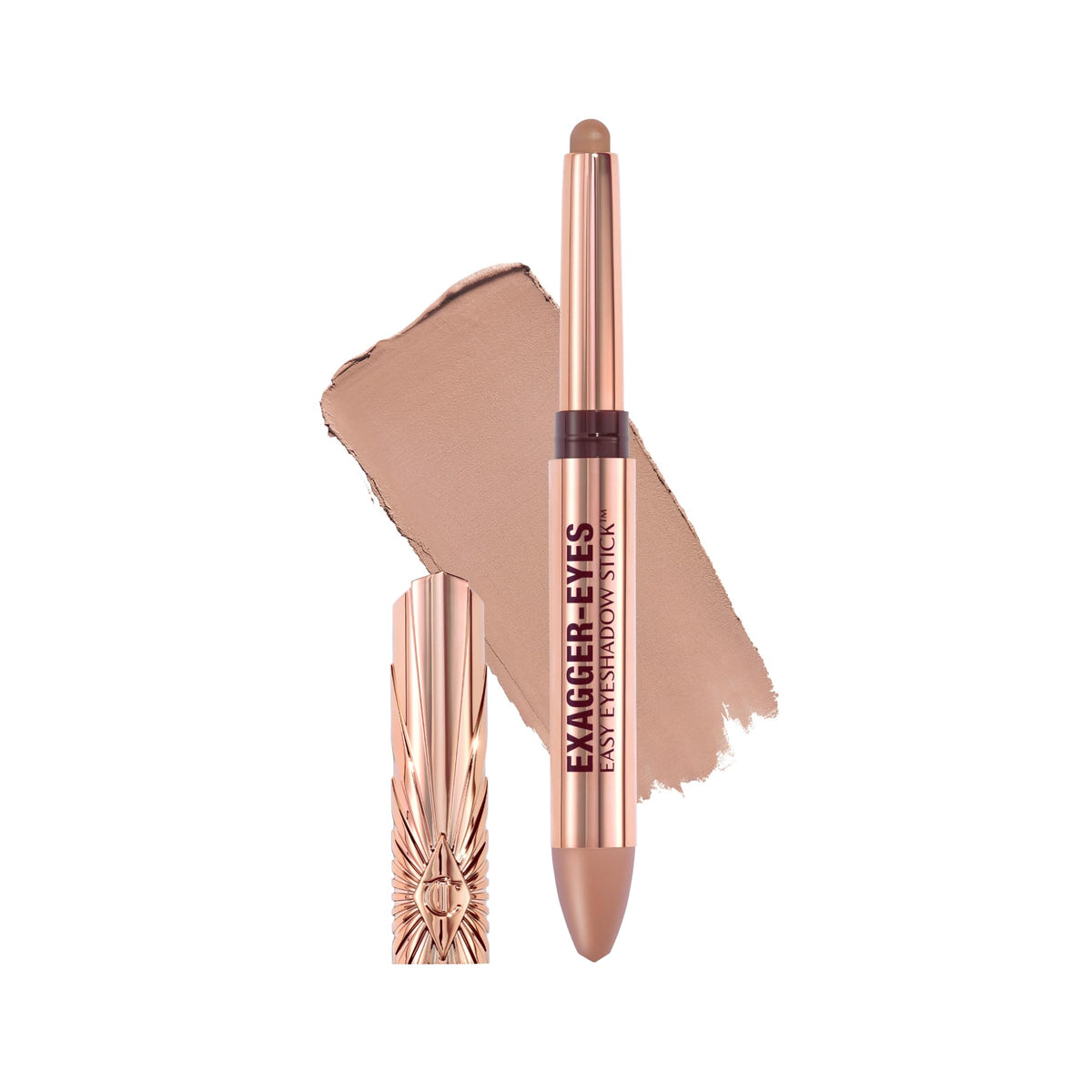 White Smoke Charlotte Tilbury Exagger-Eyes Easy Eyeshadow Stick, Blendable Cream