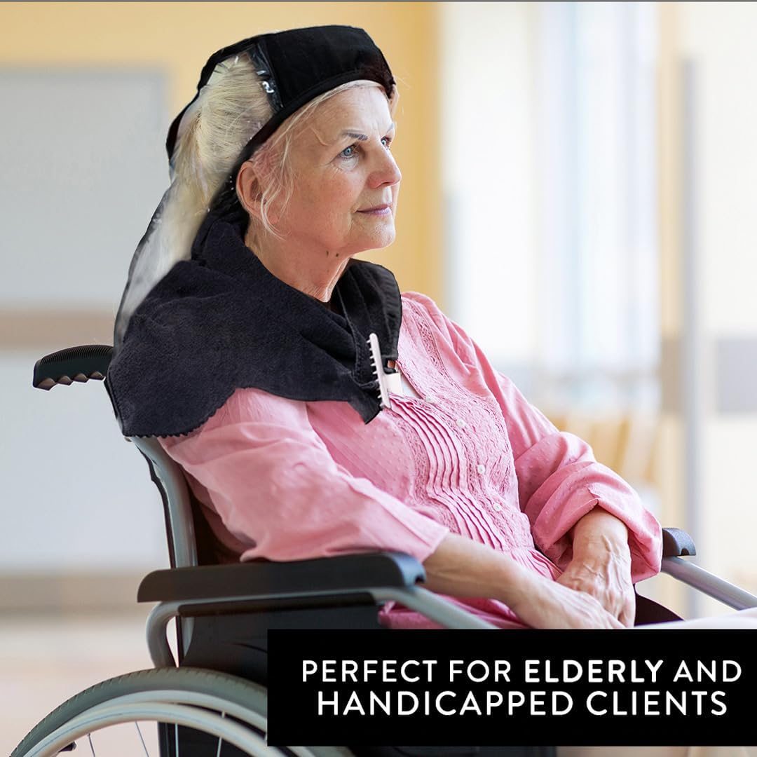 White Smoke Betty Dain Hair Funnel For Upright Position Washing/Shampooing, Comfortable Alternative for Elderly, Handicapped, or Individuals With Neck Problems, Diverts Water into Bowl or Sink