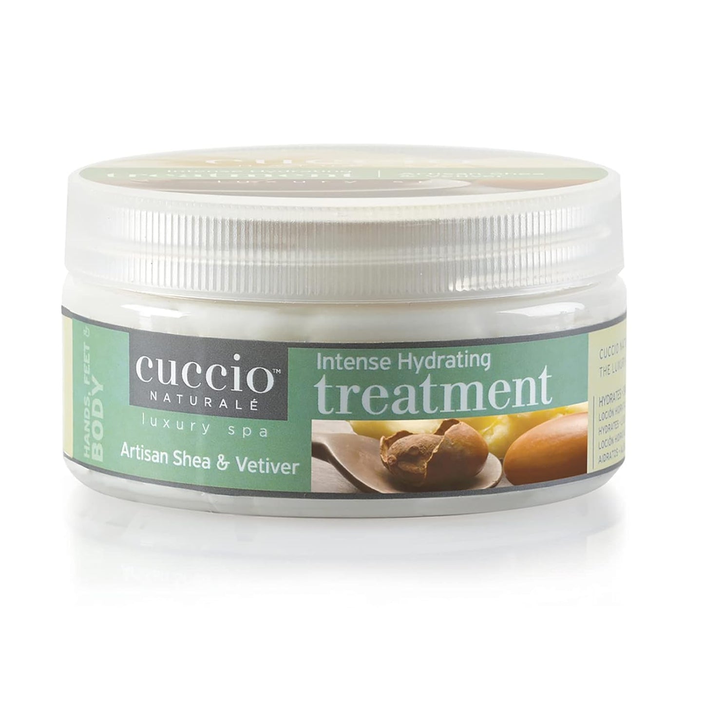 Lavender Cuccio Intense Hydrating Treatment – 8 oz Shea & Vetiver Moisturizing Cream for Dry, Rough Skin – Deep Nourishment with Vitamins and Oils – Daily Use Body Moisturizer