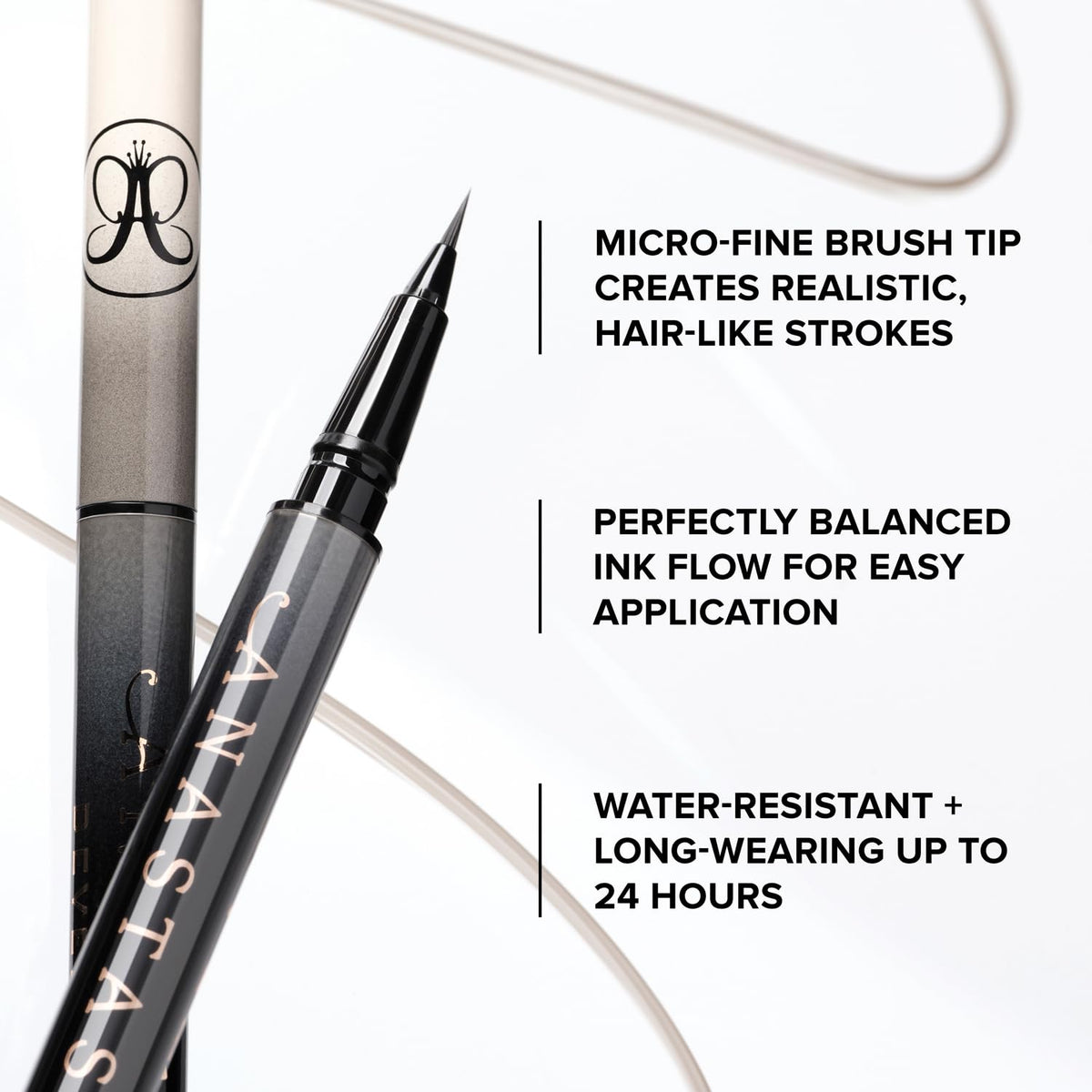 White Smoke Anastasia Beverly Hills - MicroStroke Brush Fine Tip Eyebrow Detailing Pen