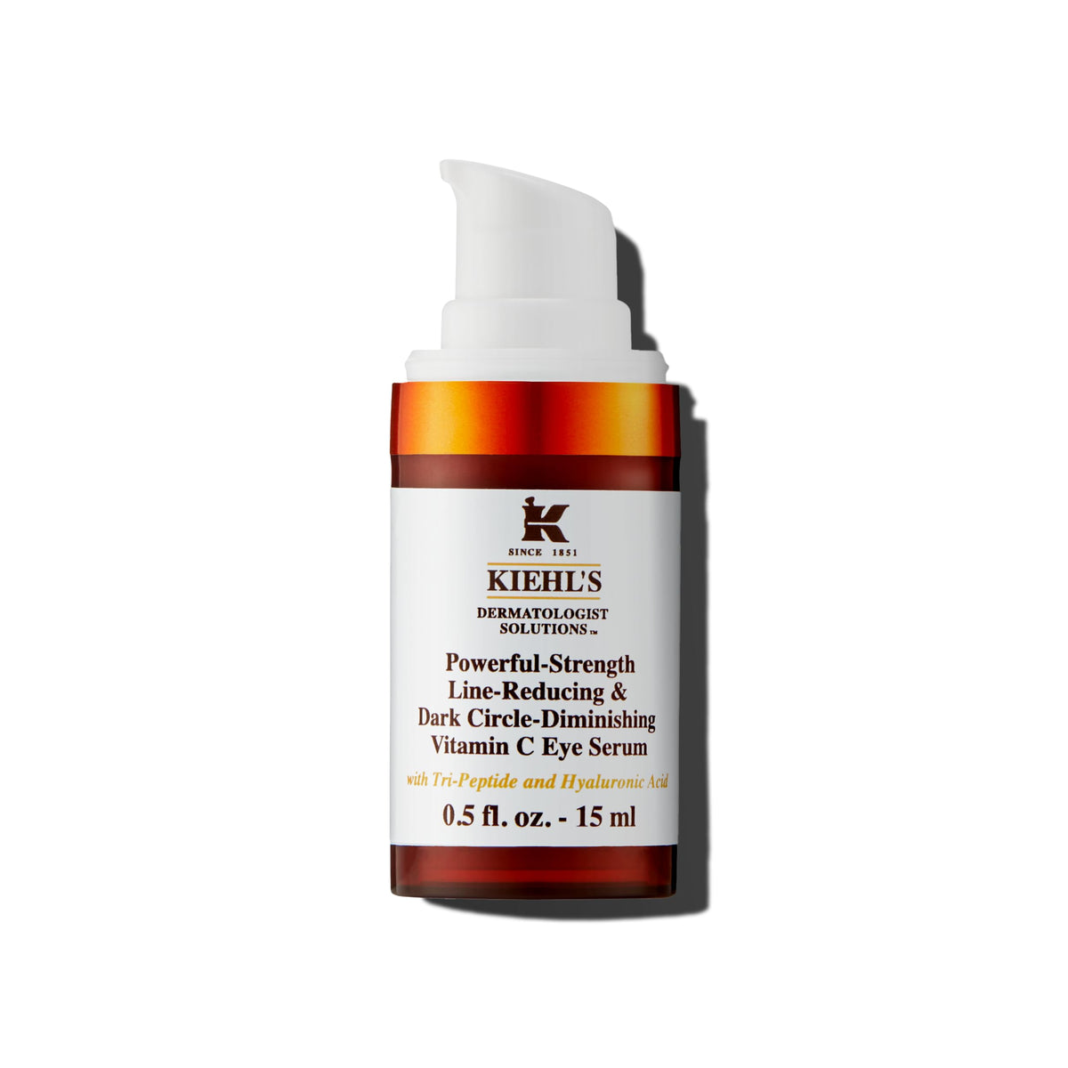 White Smoke Kiehl's - Powerful-Strength Eye Serum - Reduces Dark Circles - 0.5 fl oz