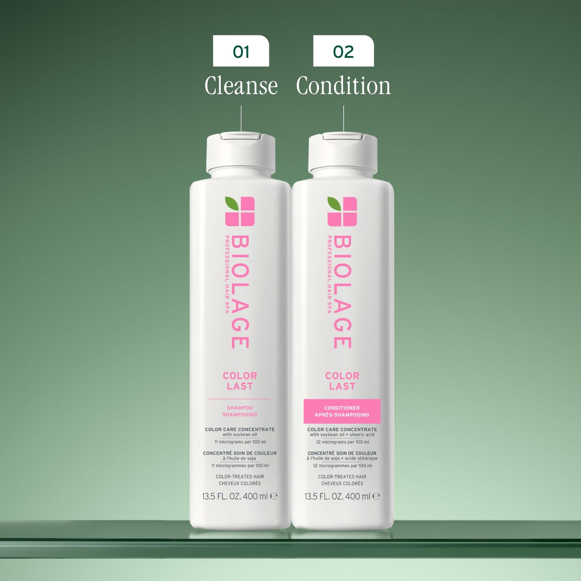 Dim Gray Biolage Color Last Shampoo - For Color-Treated Hair, Nourishes, Strengthens, Hydrates and Adds Shine, Soybean Oil & Stearic Acid, Paraben & Mineral Oil-Free, Vegan, 13.5 Fl Oz