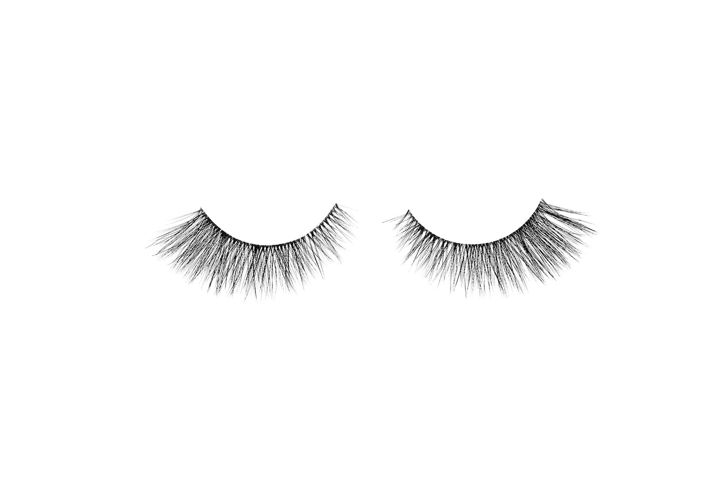 White Smoke Ardell Faux Mink 811 Black False Lashes, Lightweight with Invisiband, 4 Pairs