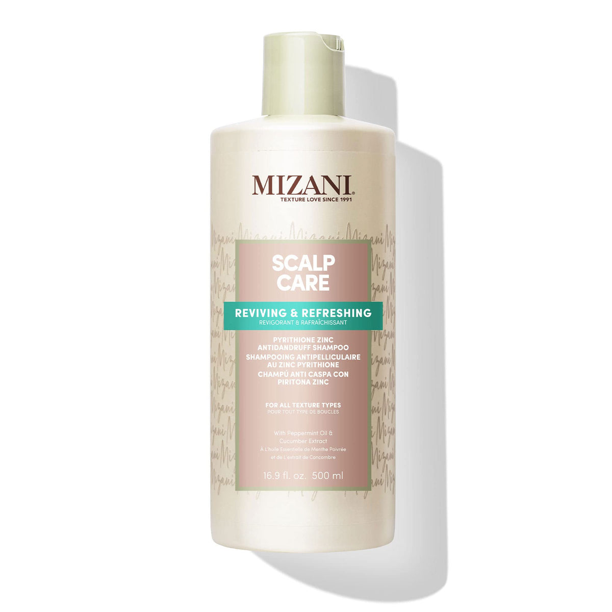 White Smoke MIZANI Scalp Care Dandruff Shampoo - Cleanses Hair & Scalp, For Curly Hair