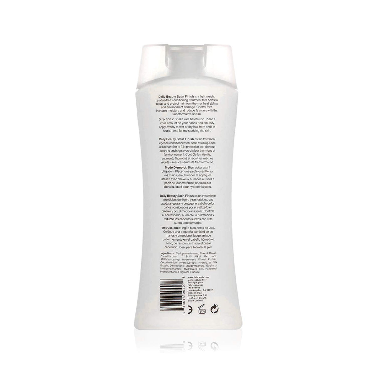 Light Gray FHI Heat Daily Beauty Satin Finish Hair Treatment, 6 Fl Oz