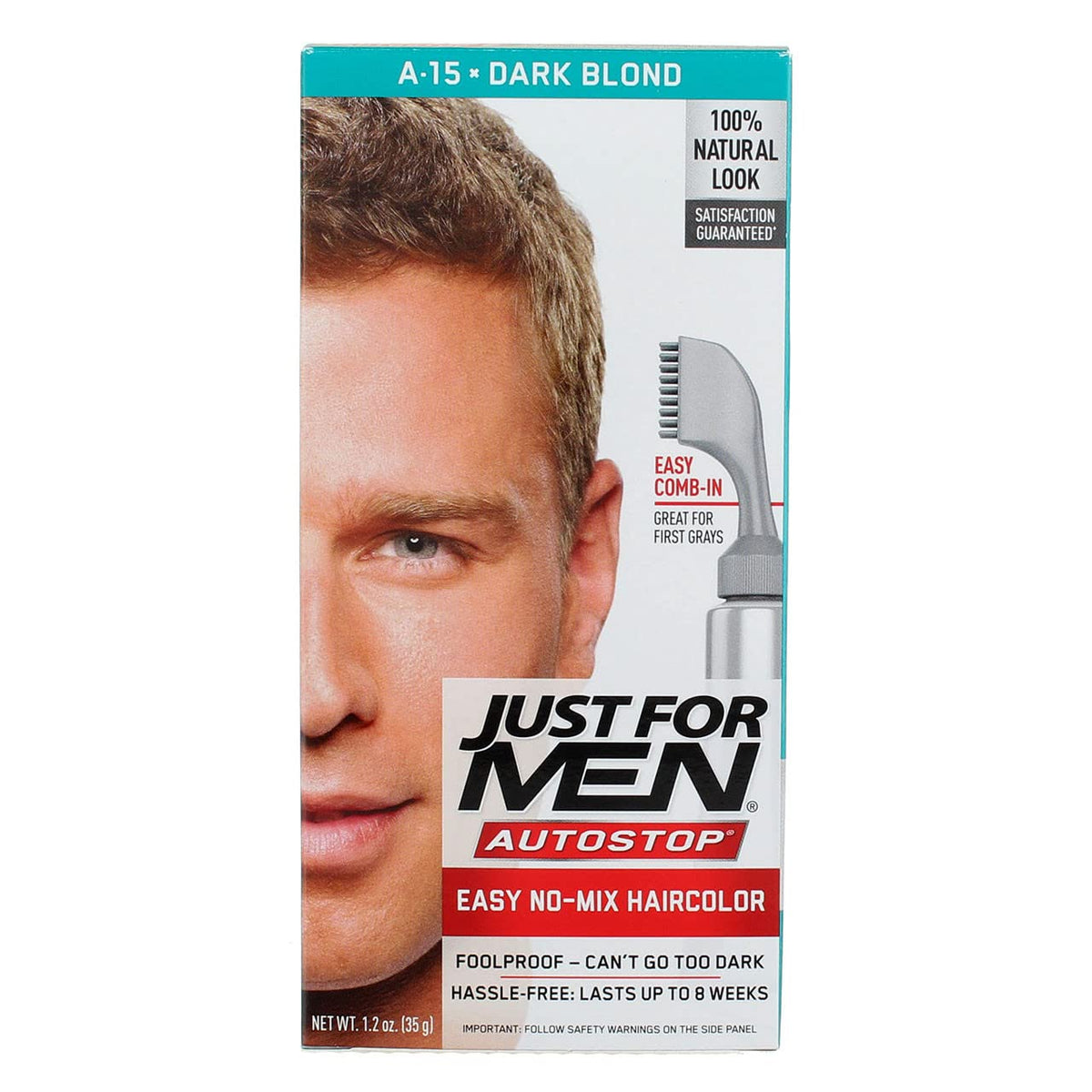 Lavender JUST FOR MEN AutoStop Haircolor, Dark Blond A-15 (2 Pack)