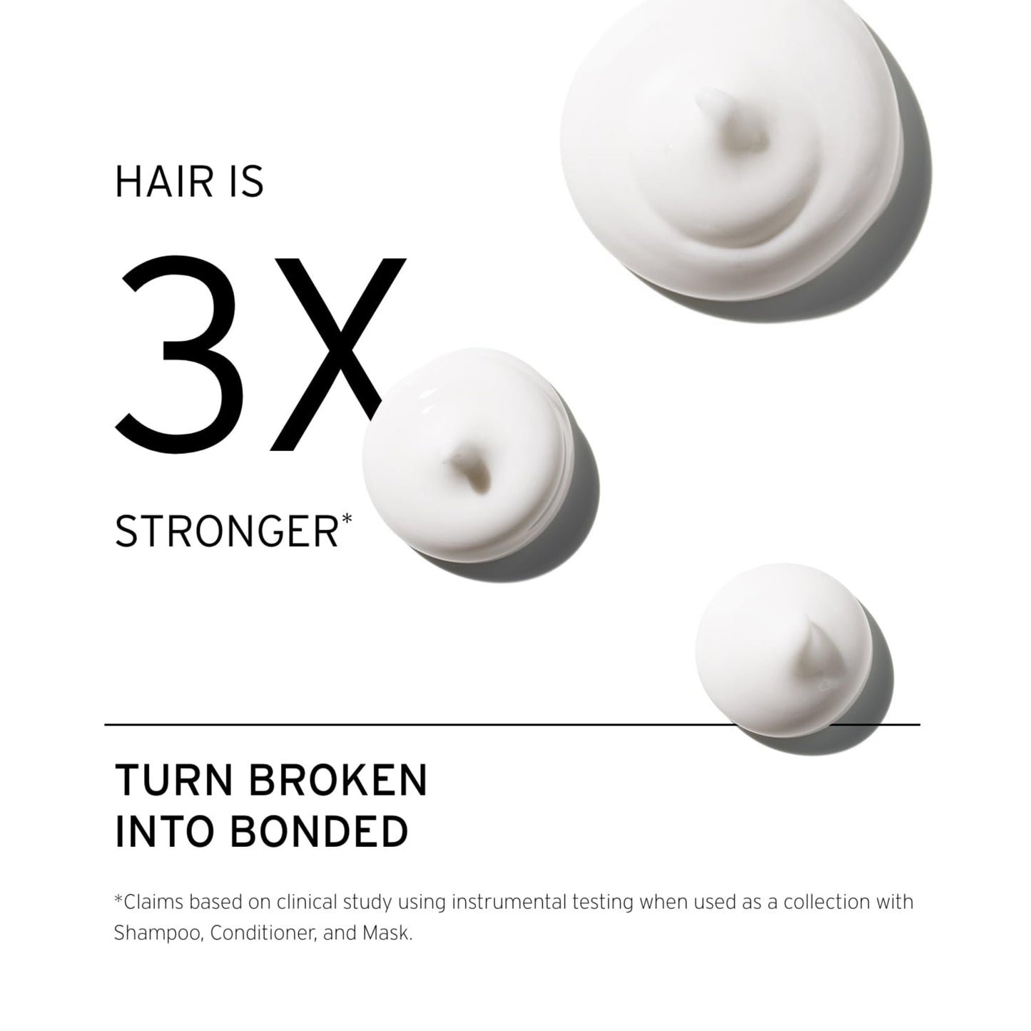 White Smoke FEKKAI Super Strength+ Protein PowerBond Conditioner - 2 oz - Bonds, Repairs, and Protects for 3X Stronger Hair - Free of Sulfates, Parabens, Phthalates - Vegan, Cruelty-Free