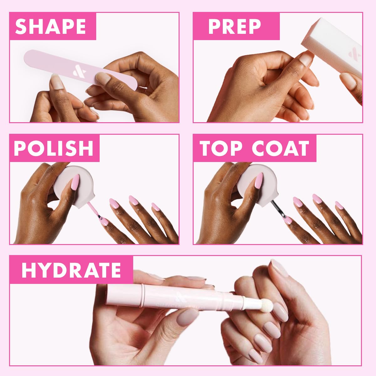 White Smoke Olive & June Quick Dry Nail Polish | Spring Pastel Nails | Instant Fast-Drying Smudgeproof | 15-free Vegan Cruelty-Free | Lasts up to 5 Days | Salon-Quality Manicure Pedicure |Pomodoro Tomato Red-Pink