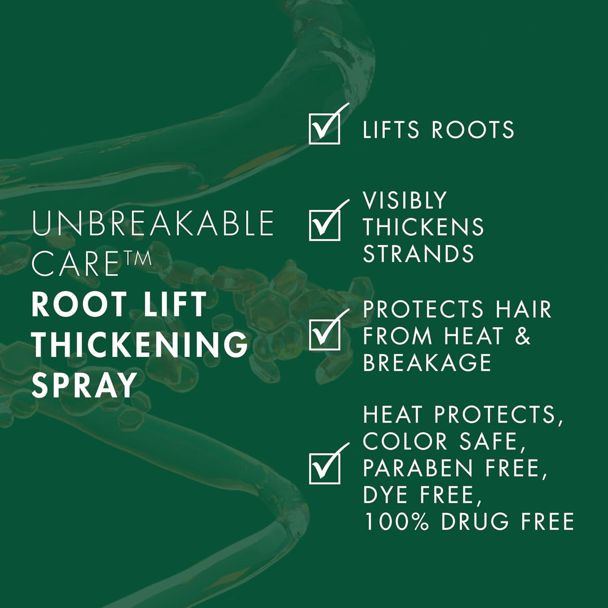 Dark Slate Gray Nexxus Root Lift Thickening Spray Unbreakable Care with ProteinFusion Blend of Biotin, Keratin & Collagen Amino Acids, 6 oz (Pack of 2)