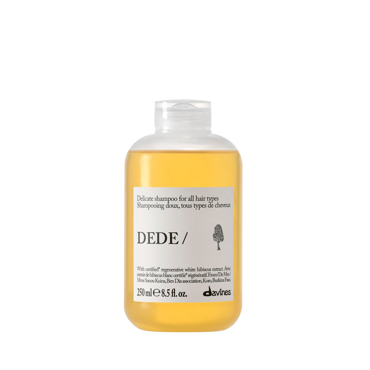 White Smoke Davines DEDE/Shampoo Gentle Daily Cleansing For All Hair Types, 8.5 Fl Oz