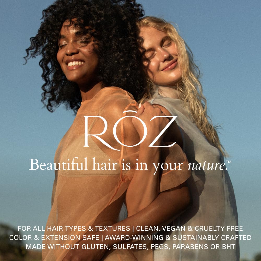 Light Slate Gray RŌZ Foundation Conditioner | For All Hair Types | Soothes, Nourishes | Hydrating Ceramides, Pea Peptides, Avocado Oil, Strengthen, Protect | Vegan, Paraben, SLS, Sulfate-Free | 10.1 oz / 300 mL