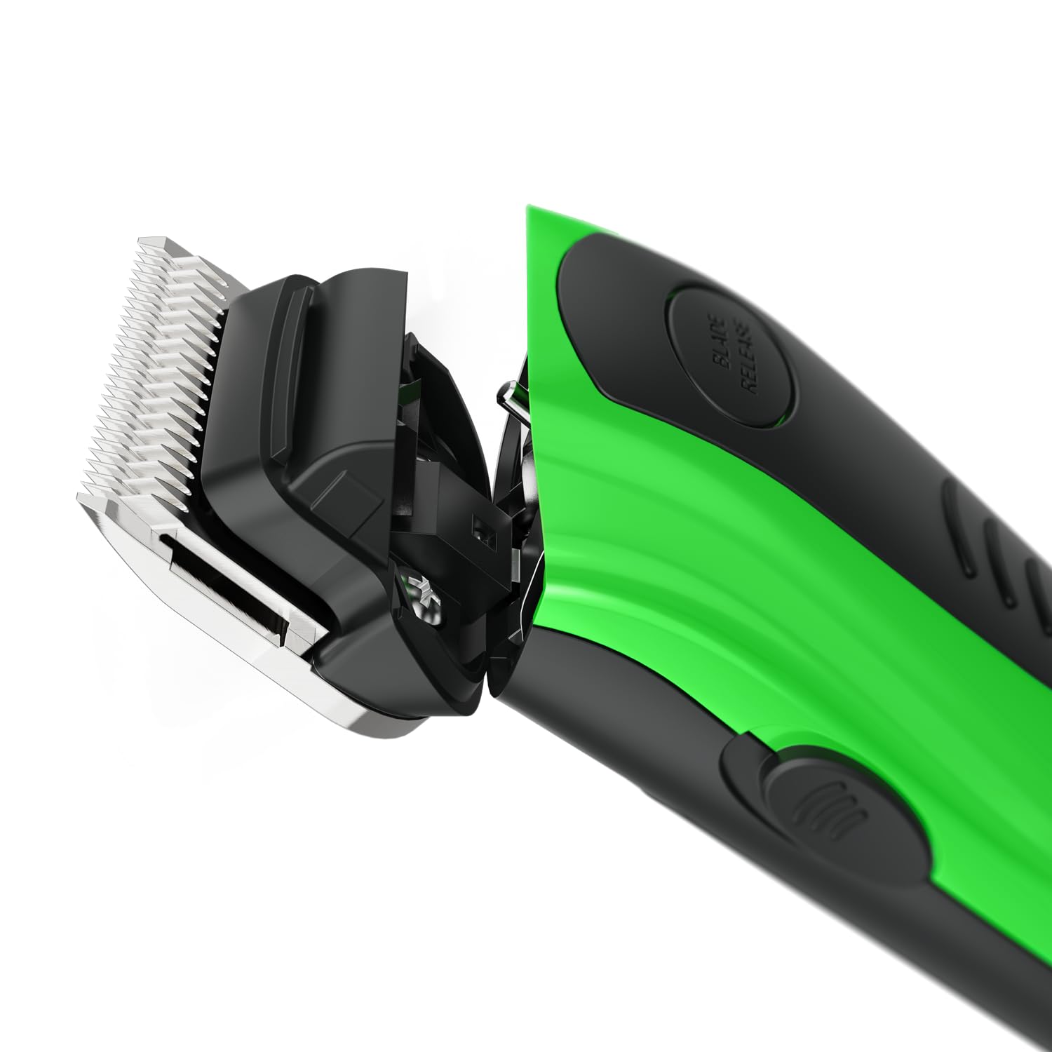 White Smoke Andis Dr. Pol Easy Clip Versa Clipper Kit - Complete Grooming Solution with Detachable Blades, Attachment Combs, Nail Clipper & More for Safe, Efficient Grooming of All Dog Types, Green, 561121