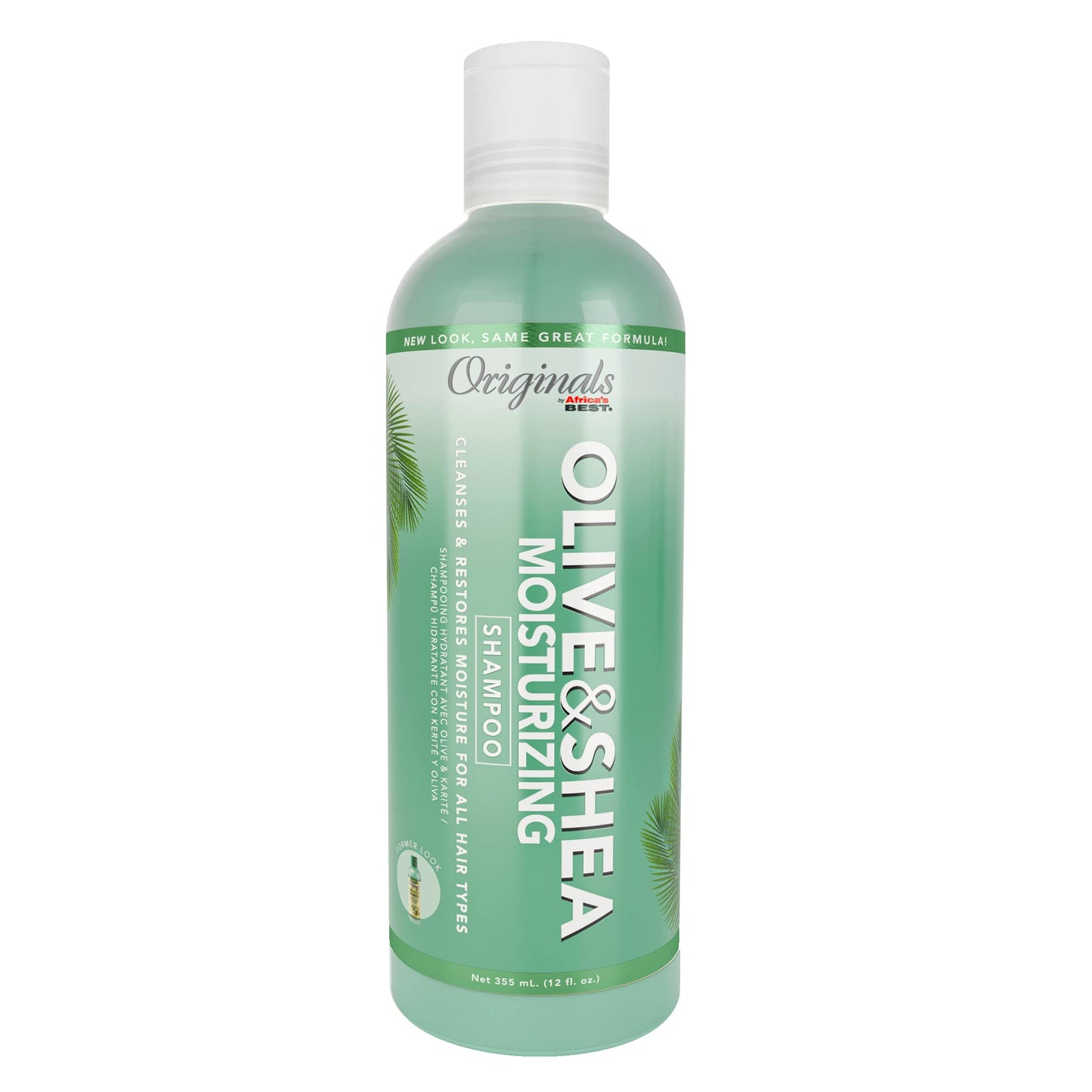 White Smoke Originals by Africa's Best Clean & Conditioned Bundle Includes Olive & Shea Shampoo, Olive & Shea Deep Conditioner, Olive & Shea Leave In Conditioner, Olive & Clove Oil Therapy