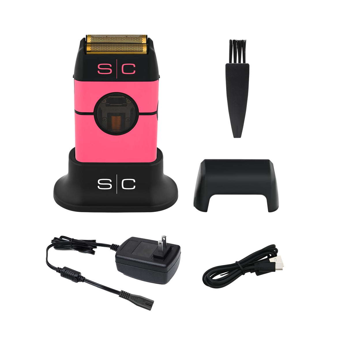 White Smoke StyleCraft Instinct Metal Double Foil Shaver with IN2 Vector Motor