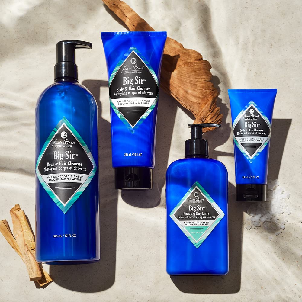 Light Gray Jack Black Big Sir Refreshing Body Lotion for Men