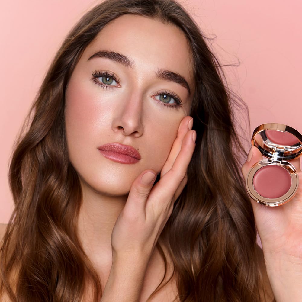 Light Pink Charlotte Tilbury Beautiful Skin Blush for Cheeks & Lips - Multi-Use Color