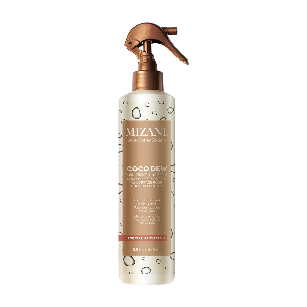 White Smoke Mizani Style Shifter Coco Dew (P) restyling Spray – For Curly Hair