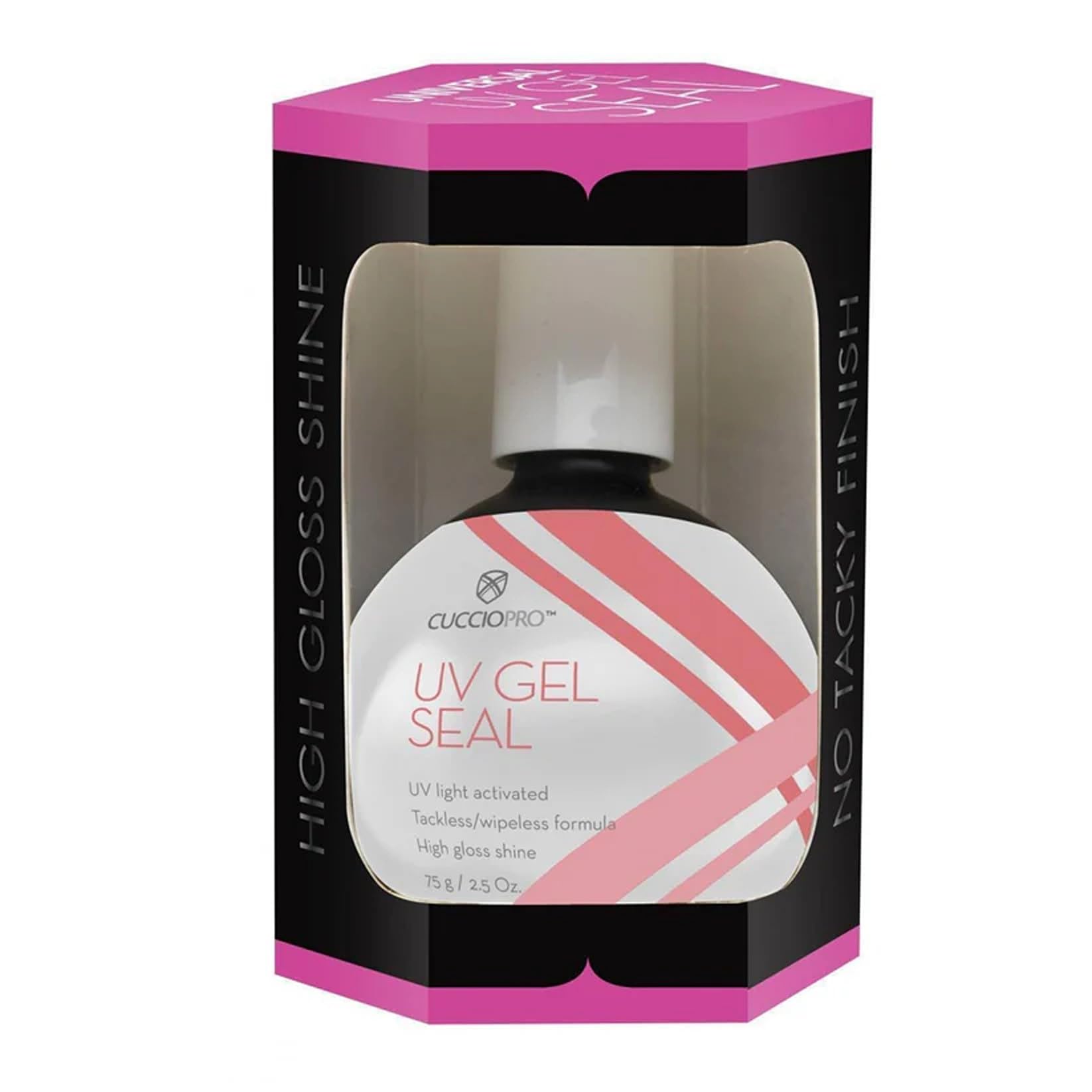 Black Cuccio Professional Universal Soak Off UV Gel - Topcoat 75ml