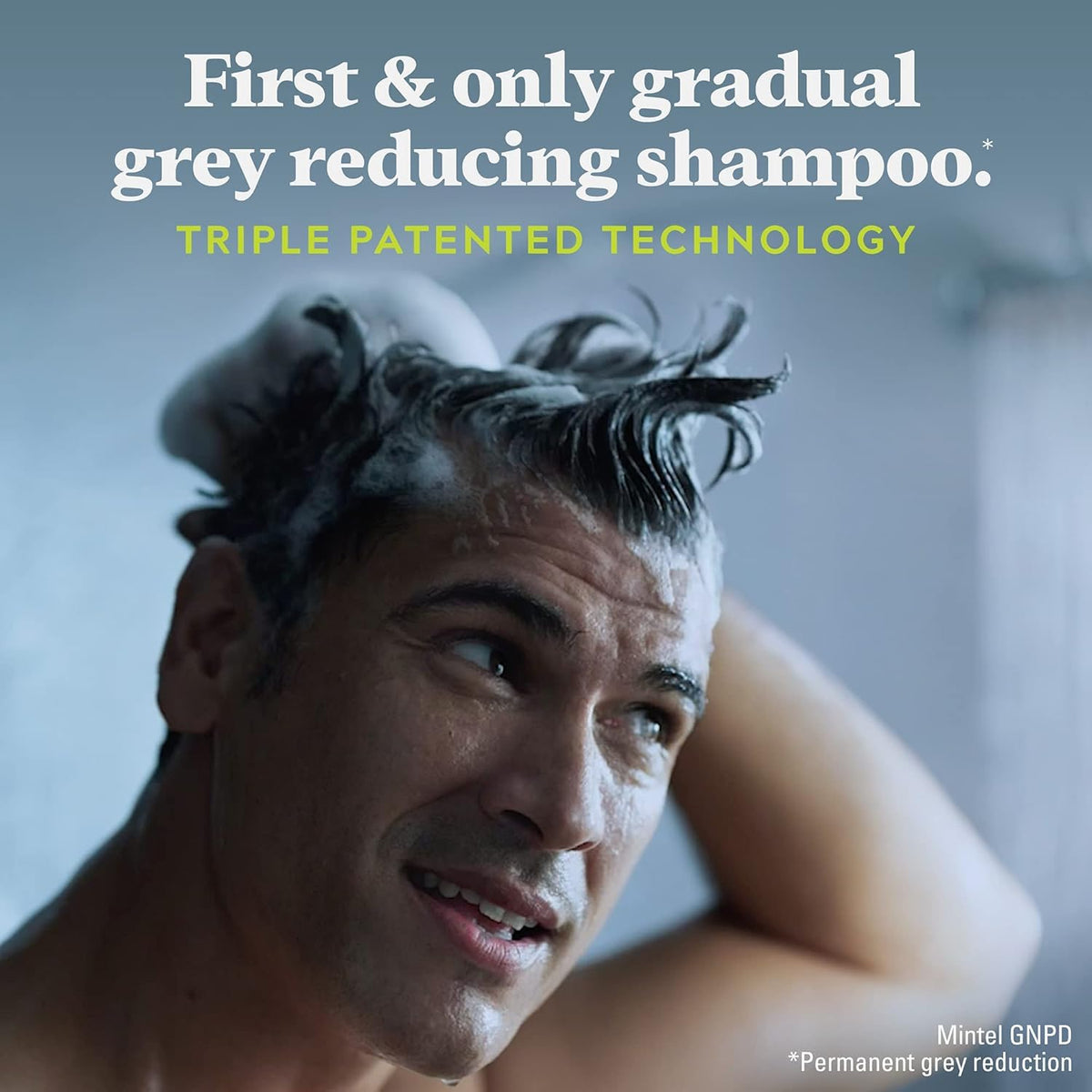 Black Just for Men Control GX Gray Reducing Shampoo, Keratin, 4 Fl Oz (3 Pack)