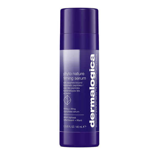 Midnight Blue Dermalogica Phyto-Nature Firming Serum, Anti-Aging Face Serum with Hyaluronic Acid - Revitalizes, Lifts, and Firms Skin To Reduce Wrinkles, 1.3 Fl Oz