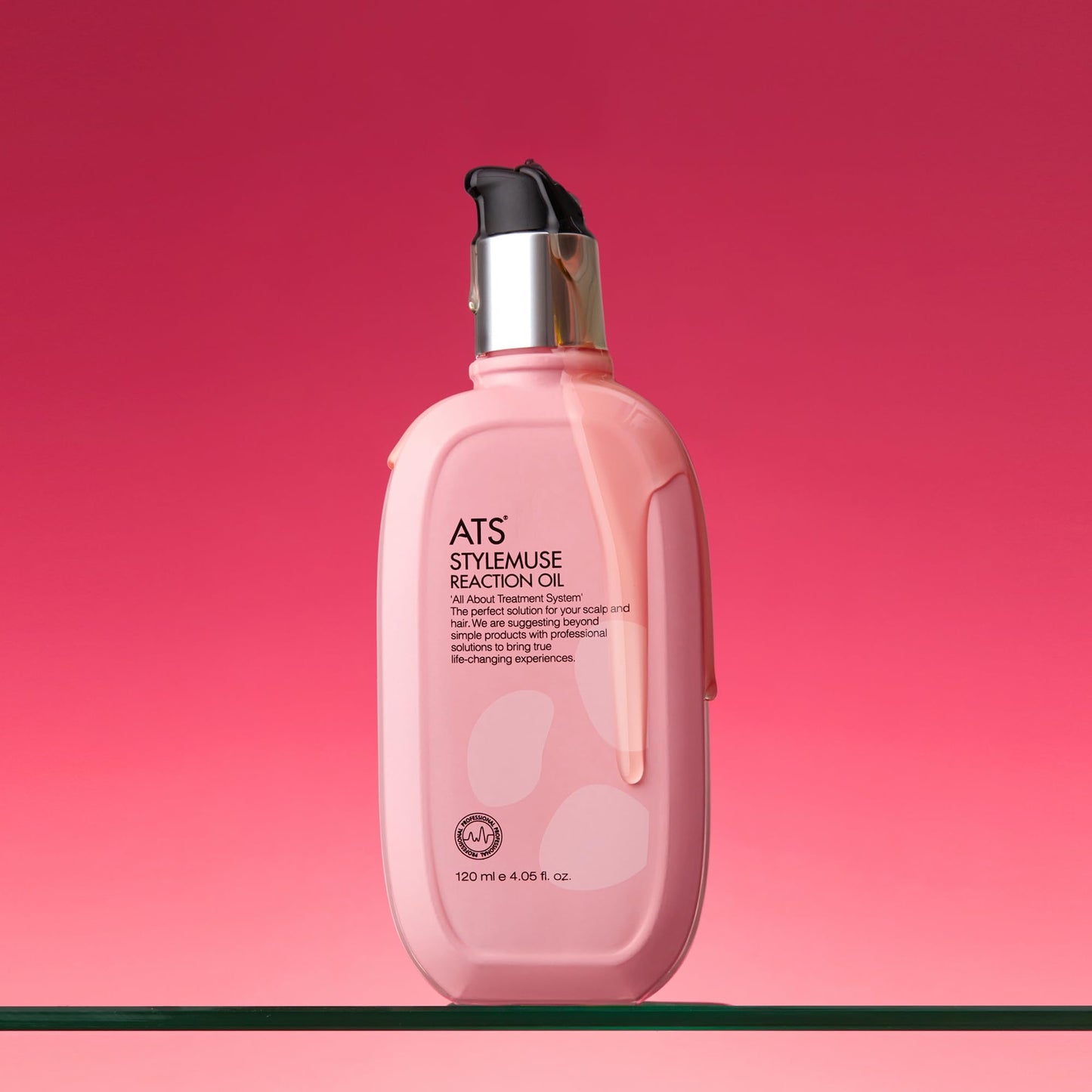 Maroon ATS Stylemuse Reaction Oil Leave-in Treatment - 120ml, 4.05 fl oz