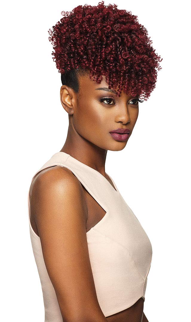 White Smoke Hottie (1B Off Black) - Outre Timeless Pineapple Pony Synthetic Drawstring Ponytail