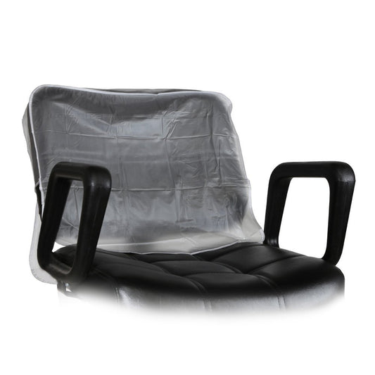 White Smoke BURMAX DL PRO Barber Beauty Salon Chair Protective Cover Vinyl Square CP-C125X