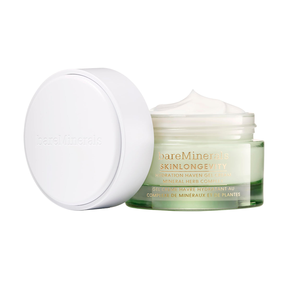 White Smoke bareMinerals SKINLONGEVITY Hydration Haven Gel Cream, 1.7 oz