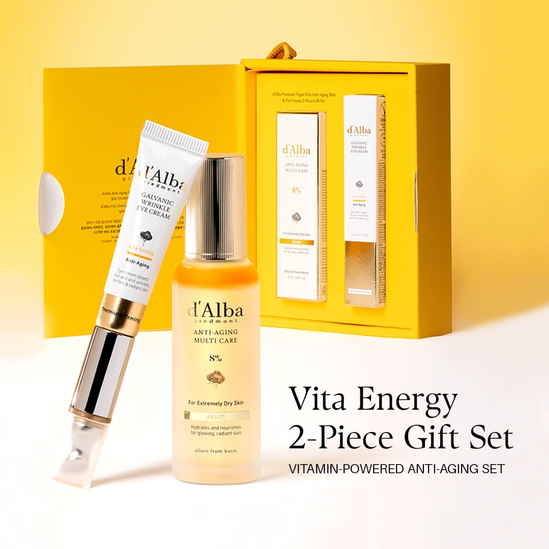 White Smoke Vita Energy 2-Piece Gift Set (Galvanic Eye Cream + Vita Anti-Aging Mist)