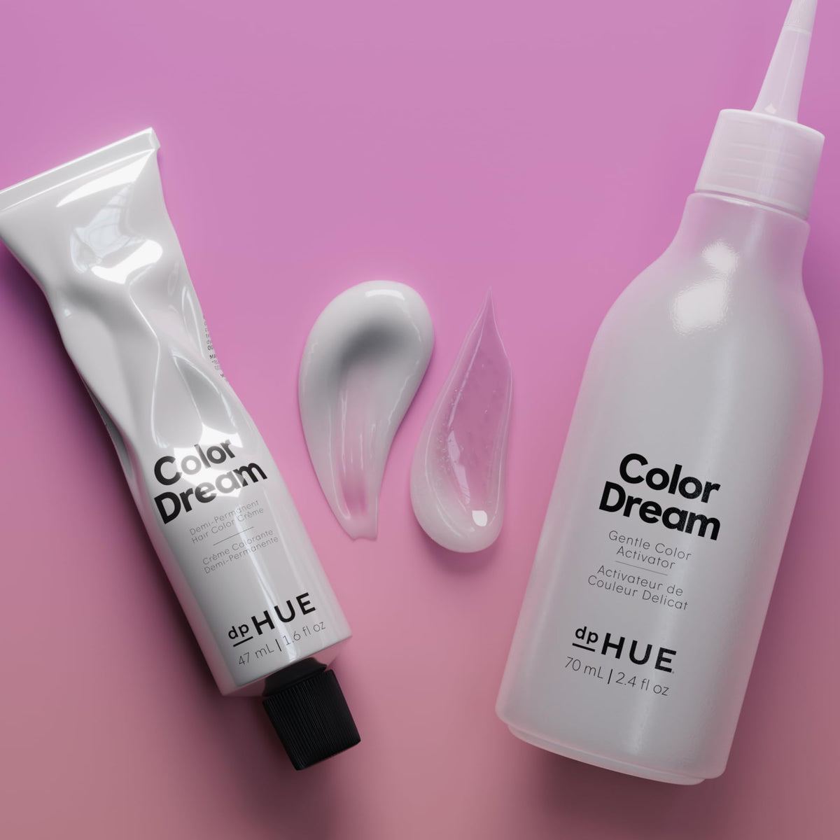 Orchid dpHUE Color Dream, Light Brown - Ammonia-Free, Demi-Permanent Hair Color - Lasts 16 Washes - Boosts Shine - Paraben & Sulfate Free, Leaping Bunny Certified