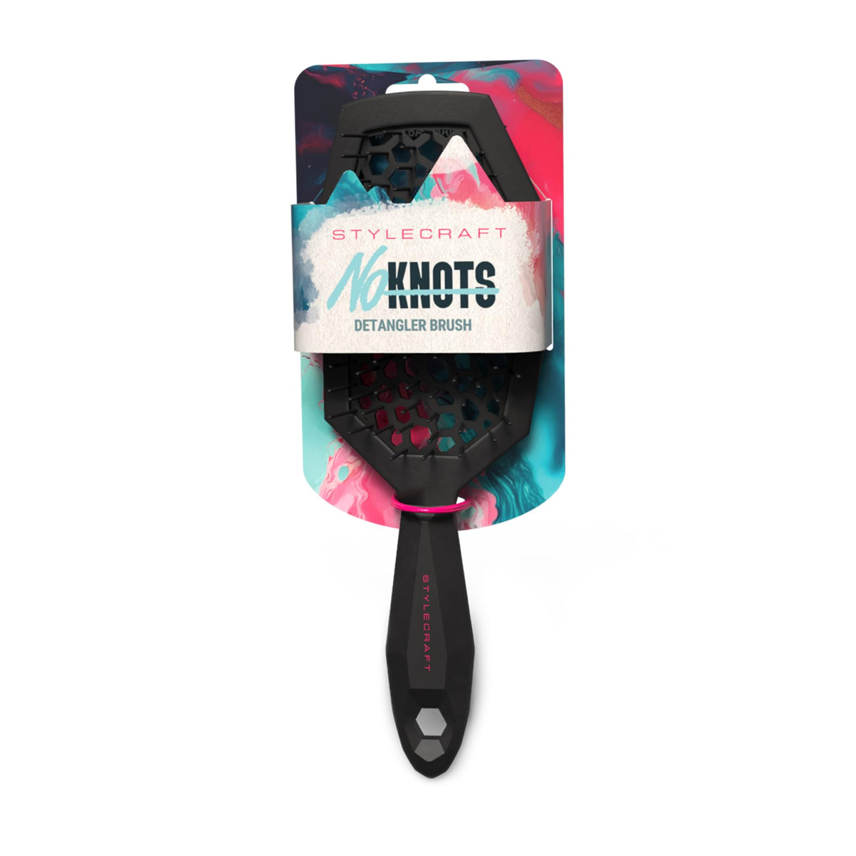 White Smoke StyleCraft NoKNOTS Detangler Brush Knot Free Hair Brush for Women