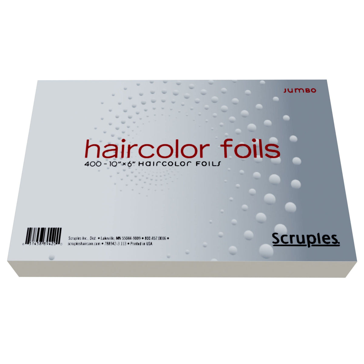 Light Gray SCRUPLES ALUMINUM FOIL PRECUT 400-PK