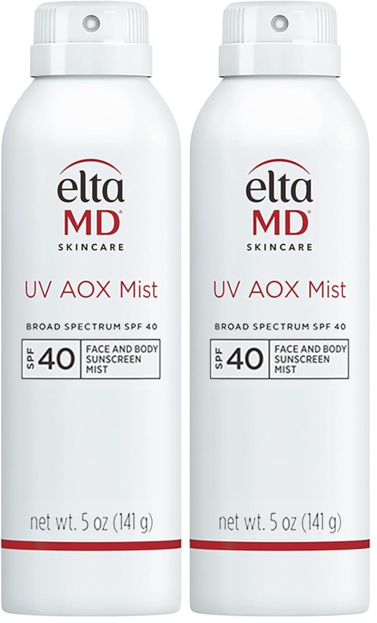 Lavender EltaMD UV AOX Mist 100% Mineral Sunscreen Spray, SPF 40, 5 oz