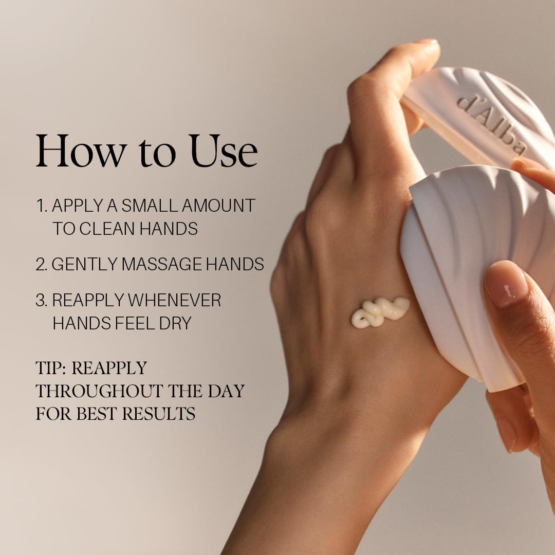Dark Gray d'alba Piedmont Nourishing Objet Hand Cream Gift Set (1.35 fl oz + 0.51 fl oz)