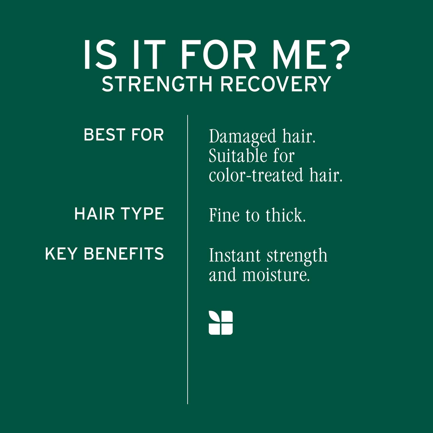 Dark Slate Gray Biolage Strength Recovery Repairing Spray - Leave-In Treatment, Strengthens & Repairs Damaged Hair, Heat Protectant, Detangling Leave-In Treatment, With Olive Squalane & Vegan Proteins, 1 Fl Oz